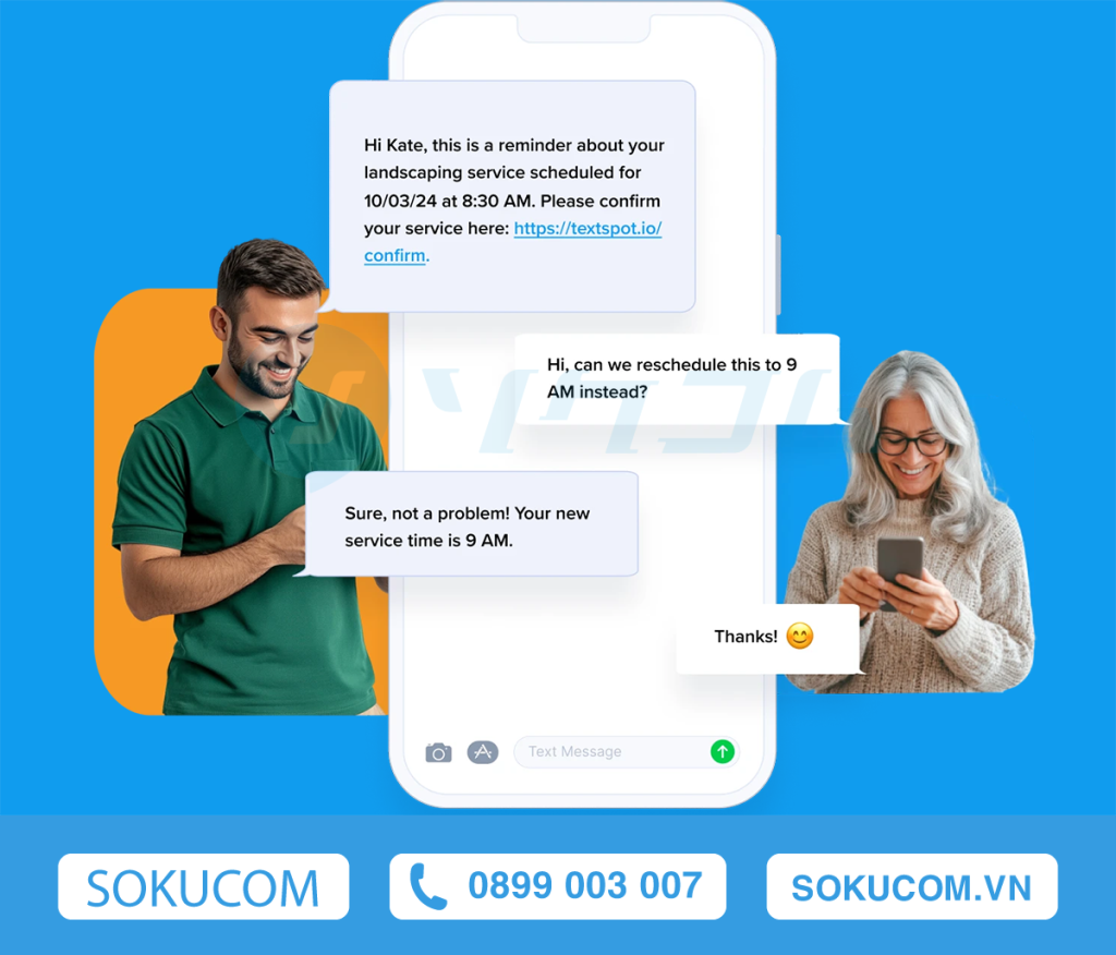 Dịch vụ tin nhắn SMS sẽ thu hút doanh số cho doanh nghiệp