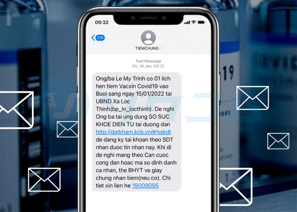 Dịch vụ SMS nhắc lịch tiêm chủng của Mobifone