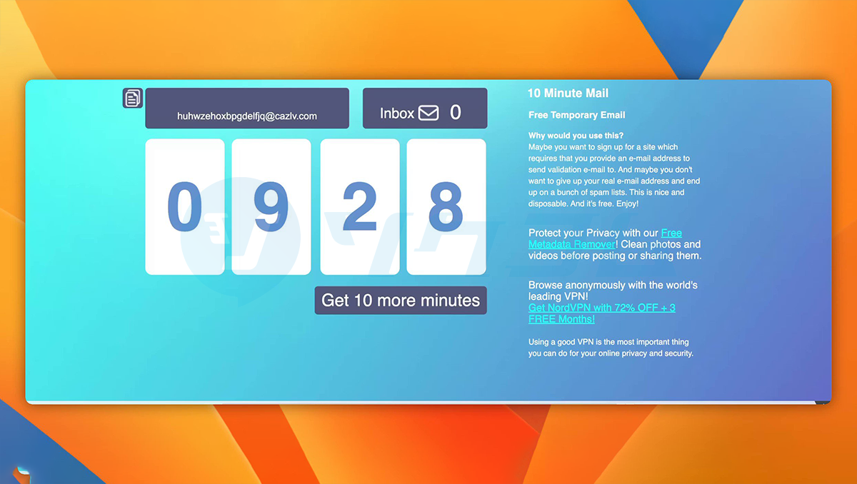 Email 10 Minute: Bí Quyết Kiểm Tra Hòm Thư Nhanh Chóng Chỉ Trong 10 Phút