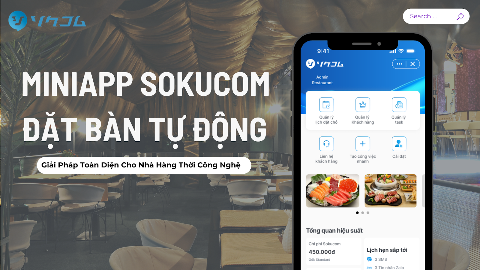 MiniApp Đặt Bàn Tự Động SokuCom – Giải Pháp Toàn Diện Cho Nhà Hàng Thời Công Nghệ