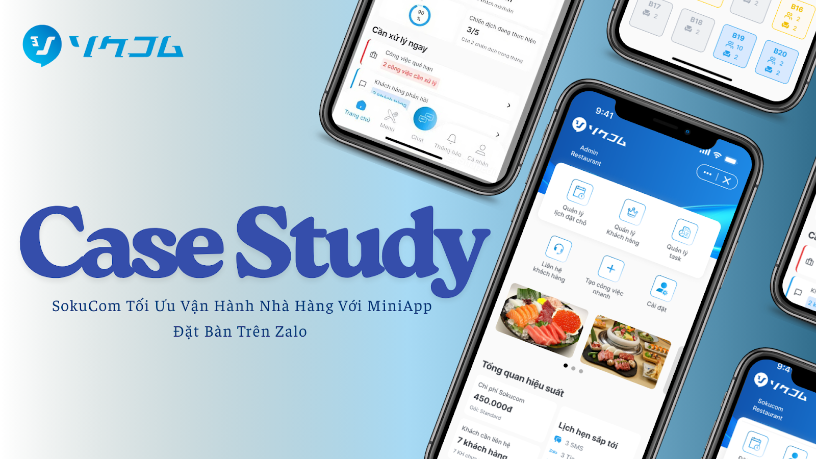 Case Study: SokuCom Tối Ưu Vận Hành Nhà Hàng Với MiniApp Đặt Bàn Trên Zalo