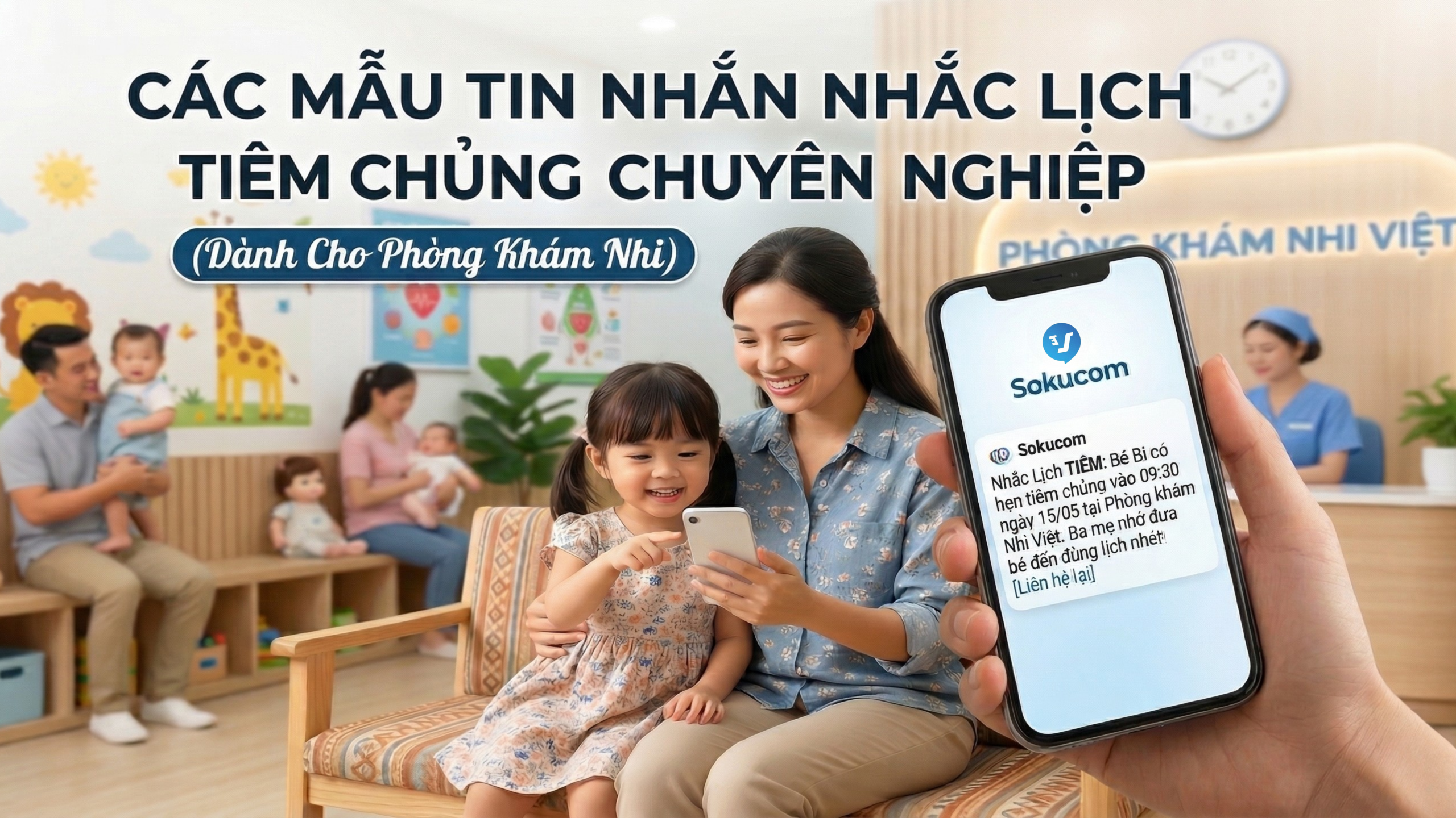 Tổng Hợp Mẫu Tin Nhắn Nhắc Lịch Tiêm Chủng Chuyên Nghiệp (Dành Cho Phòng Khám Nhi)