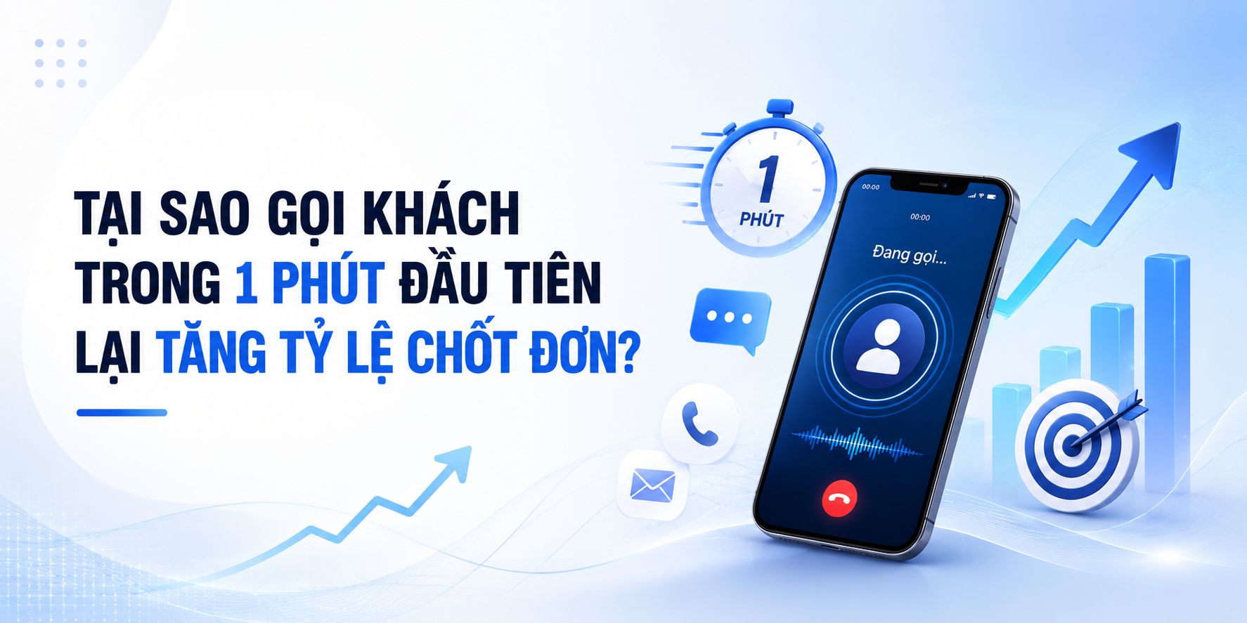 Tại sao gọi khách trong 1 phút đầu tiên lại tăng tỷ lệ chốt đơn?